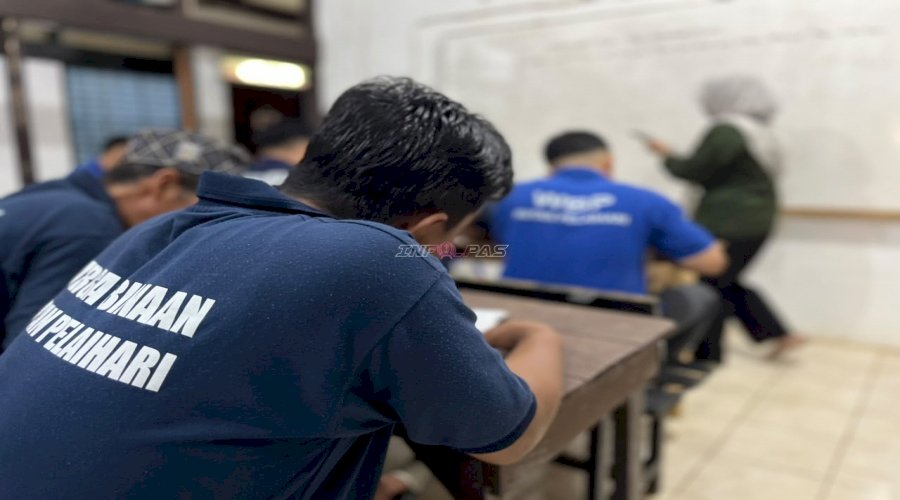 Rutan Pelaihari Fasilitasi 21 Warga Binaan Ikuti Pembelajaran Kejar Paket