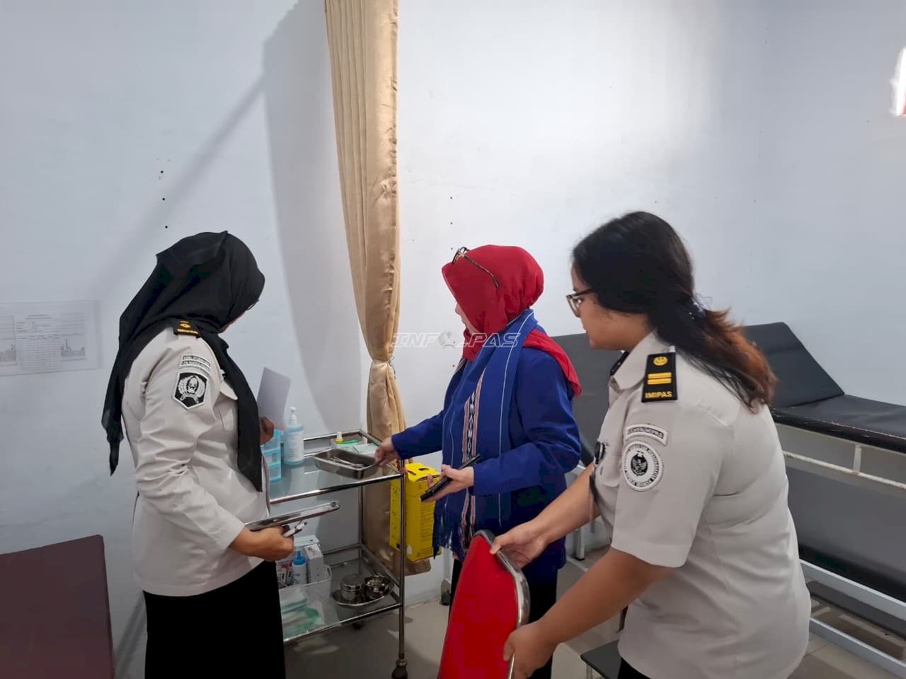 Optimalkan Pelayanan Kesehatan, Klinik Pratama Lapas Perempuan Ambon Jalani Survei Akreditasi