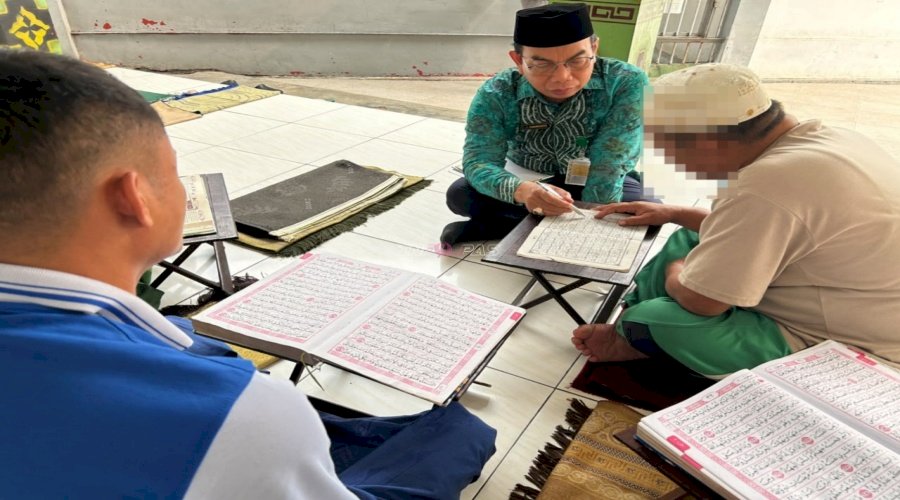 Rutan Rantau Gandeng Kemenag Kab. Tapin, Perkuat Pembinaan Kerohanian melalui Mengaji 