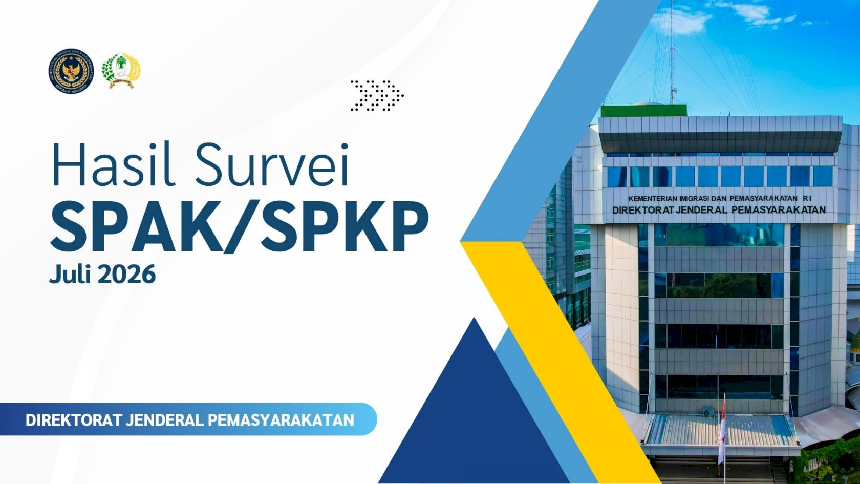 Hasil Survei SPAK/SPKP Ditjenpas Periode Juli 2026