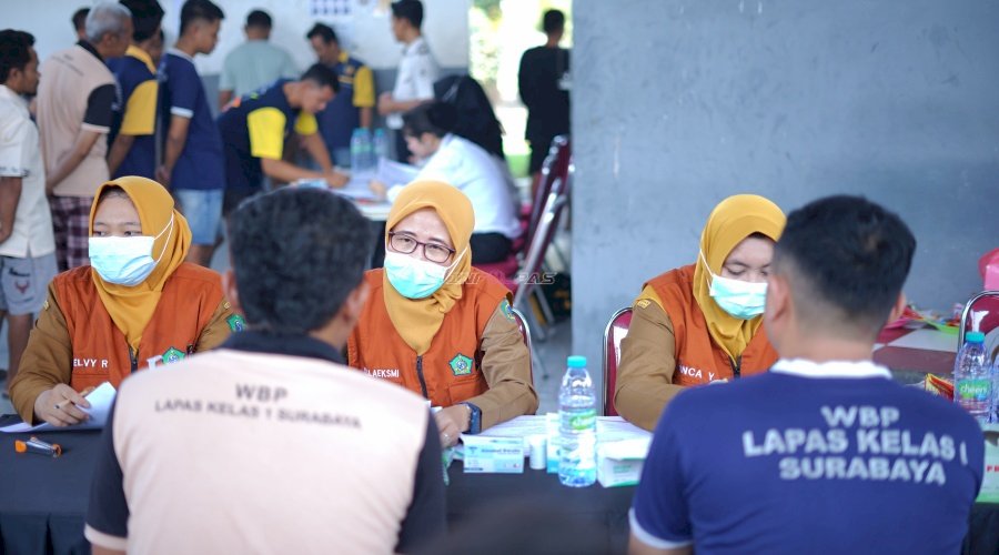 Lapas Surabaya Perluas Jangkauan CKG untuk Pantau Kesehatan Warga Binaan