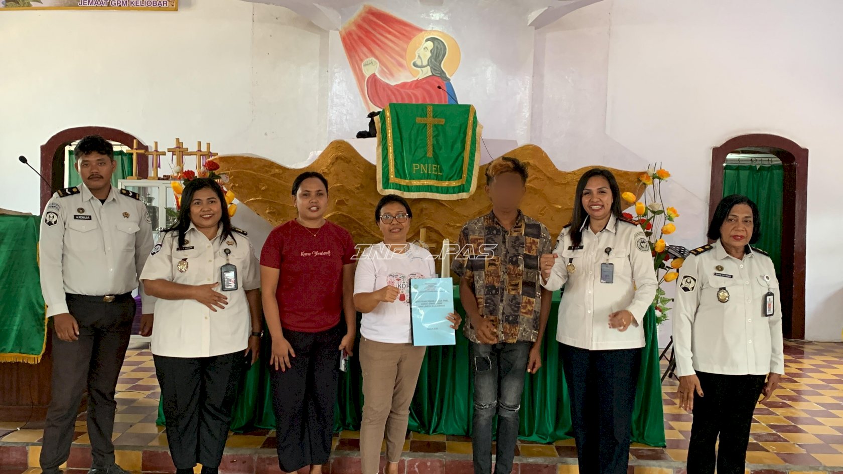 Bapas Saumlaki Gandeng Pemerintah Desa dan Gereja Awasi Pelayanan Masyarakat Klien