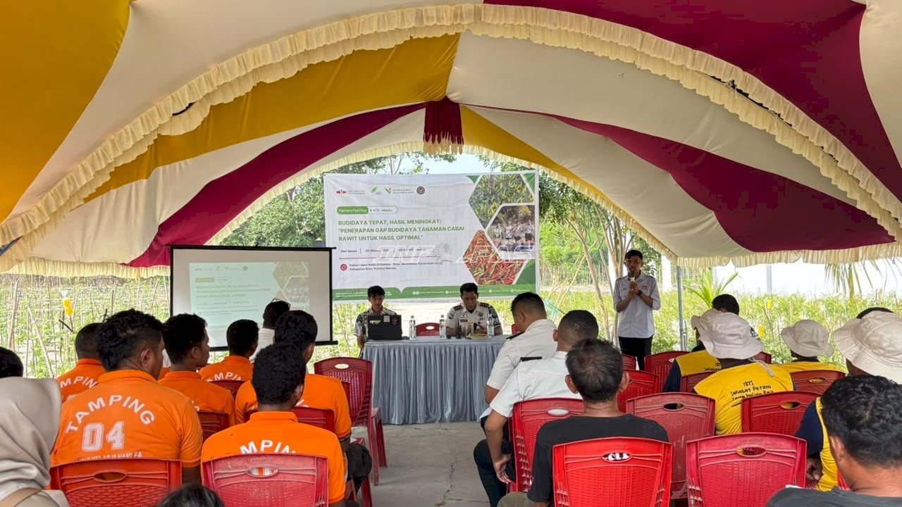 Dorong Warga Binaan Terapkan GAP, Lapas Namlea Gelar Farmers Field Day bersama YBTS