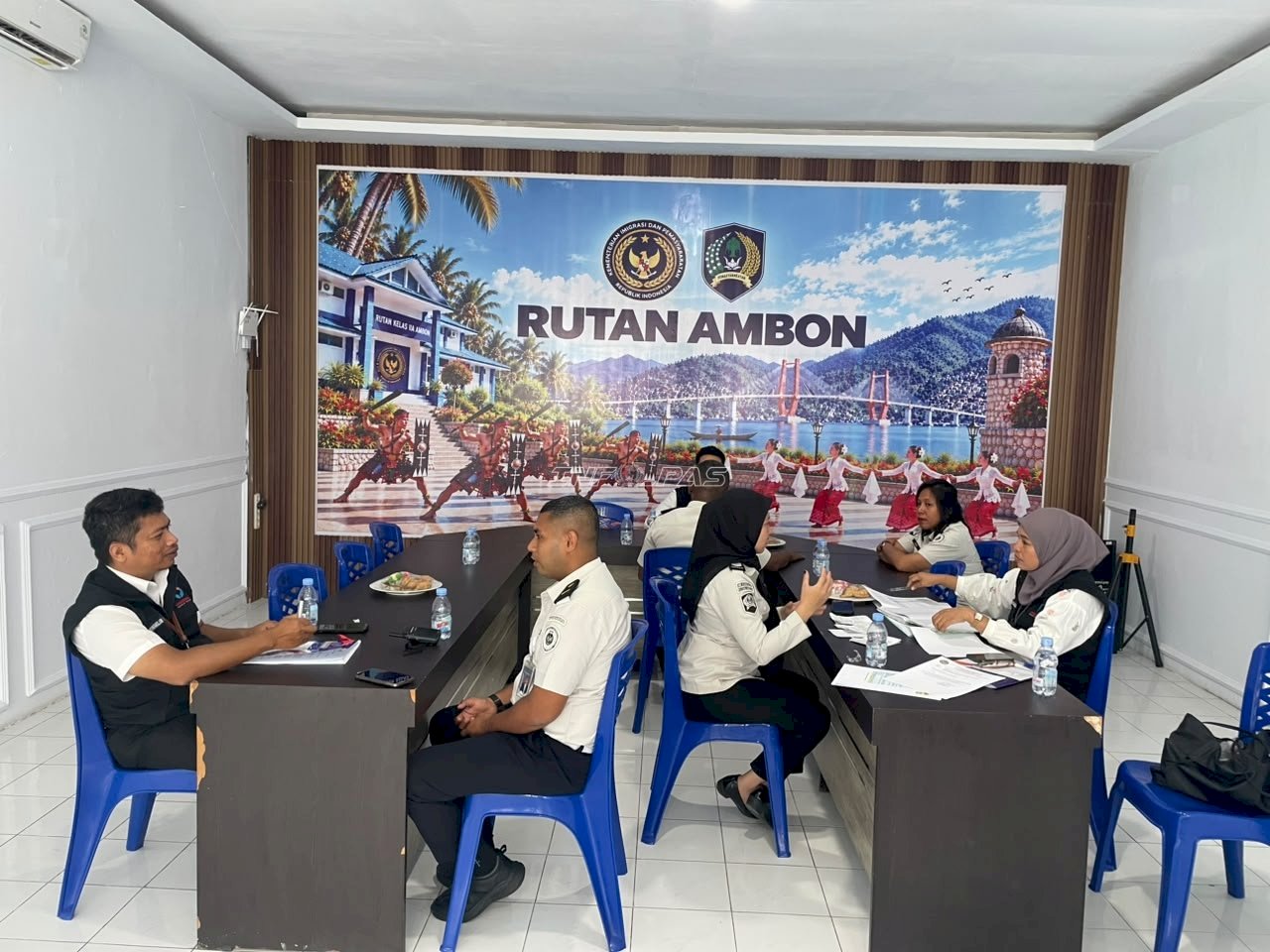 Rutan Ambon Terima Kunjungan Ombudsman Maluku untuk Tinjau Pelayanan Warga Binaan