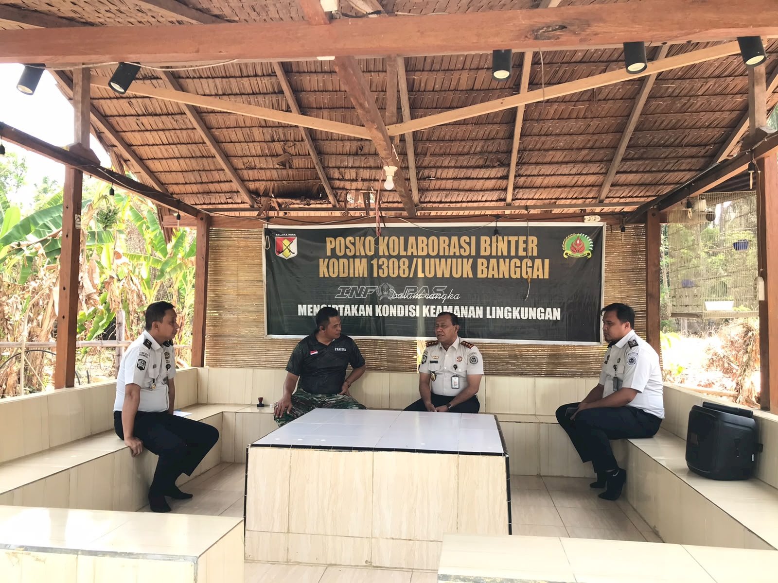 Cegah Pengulangan Tindak Pidana, Bapas Luwuk Koordinasi dengan Koramil Pagimana
