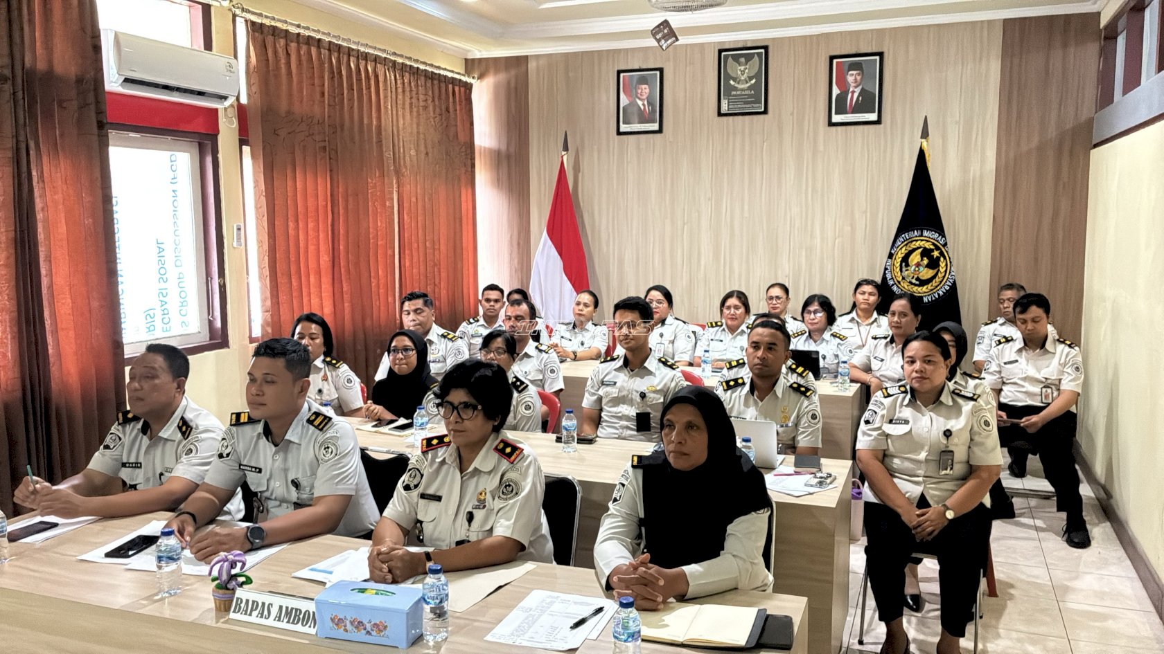 Dukung Optimalisasi Data Pemasyarakatan, Bapas Ambon Siap Tindak Lanjuti Hasil Evaluasi