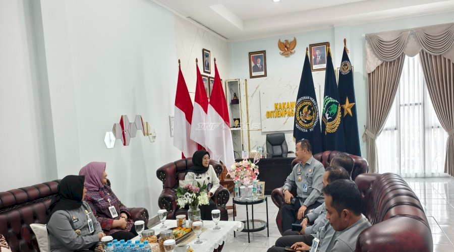 Kanwil Ditjenpas Kep. Babel Pererat Silaturahmi dan Sinergi bersama Kanwil Kemenkum Kep. Babel