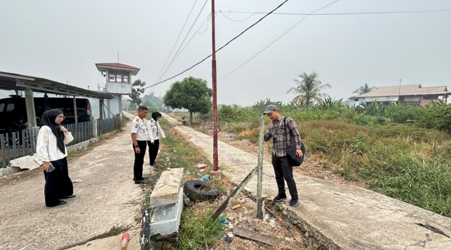 Perkuat Tata Kelola Aset, Rutan Marabahan Survei bersama KPKNL terkait Penghapusan Bongkaran Pagar