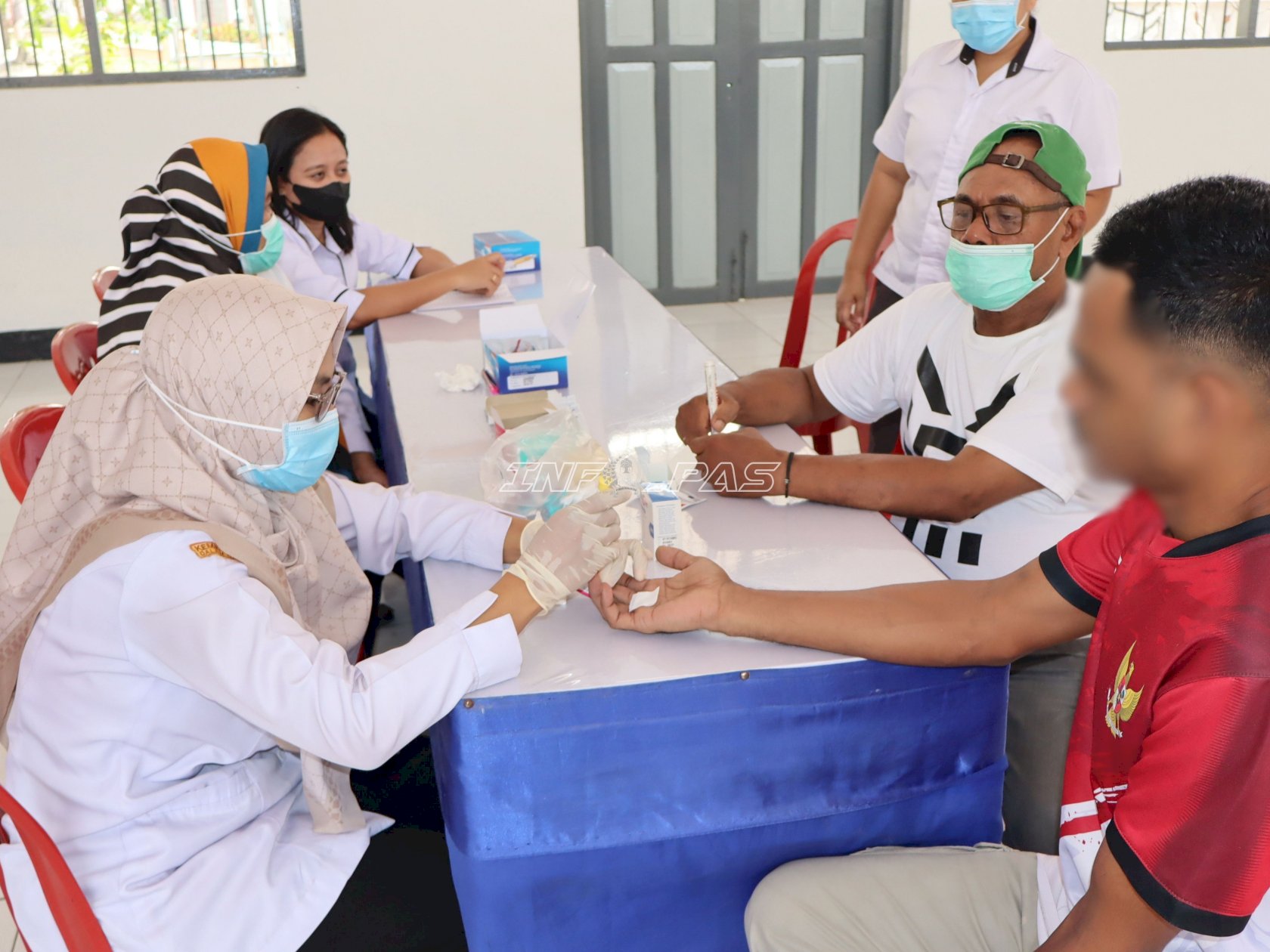Lapas Ambon Gandeng Puskesmas Passo Gelar Pemeriksaan HIV dan PIMS bagi Warga Binaan