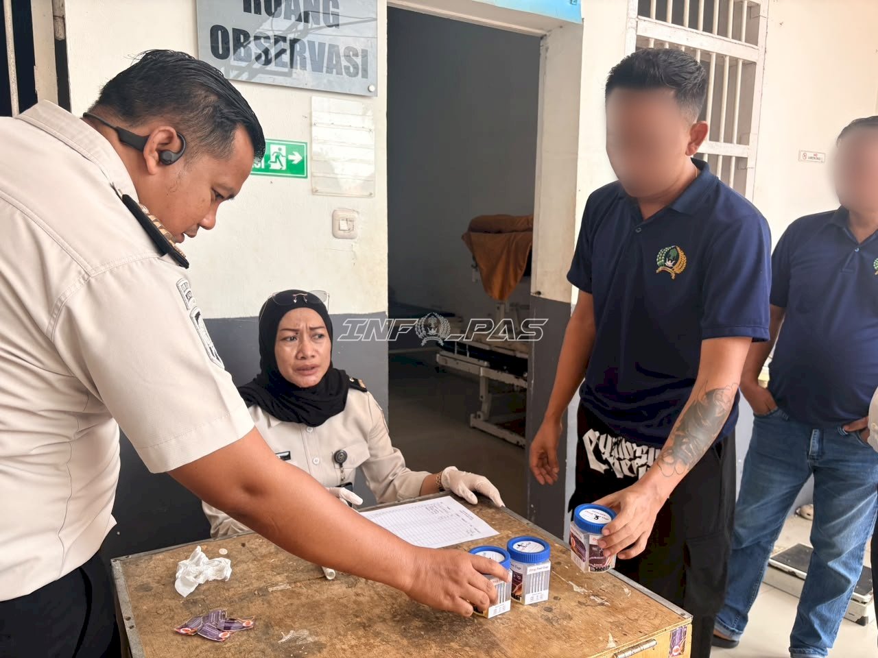 Lapas Kendari Perkuat Pengawasan melalui Tes Urine Warga Binaan