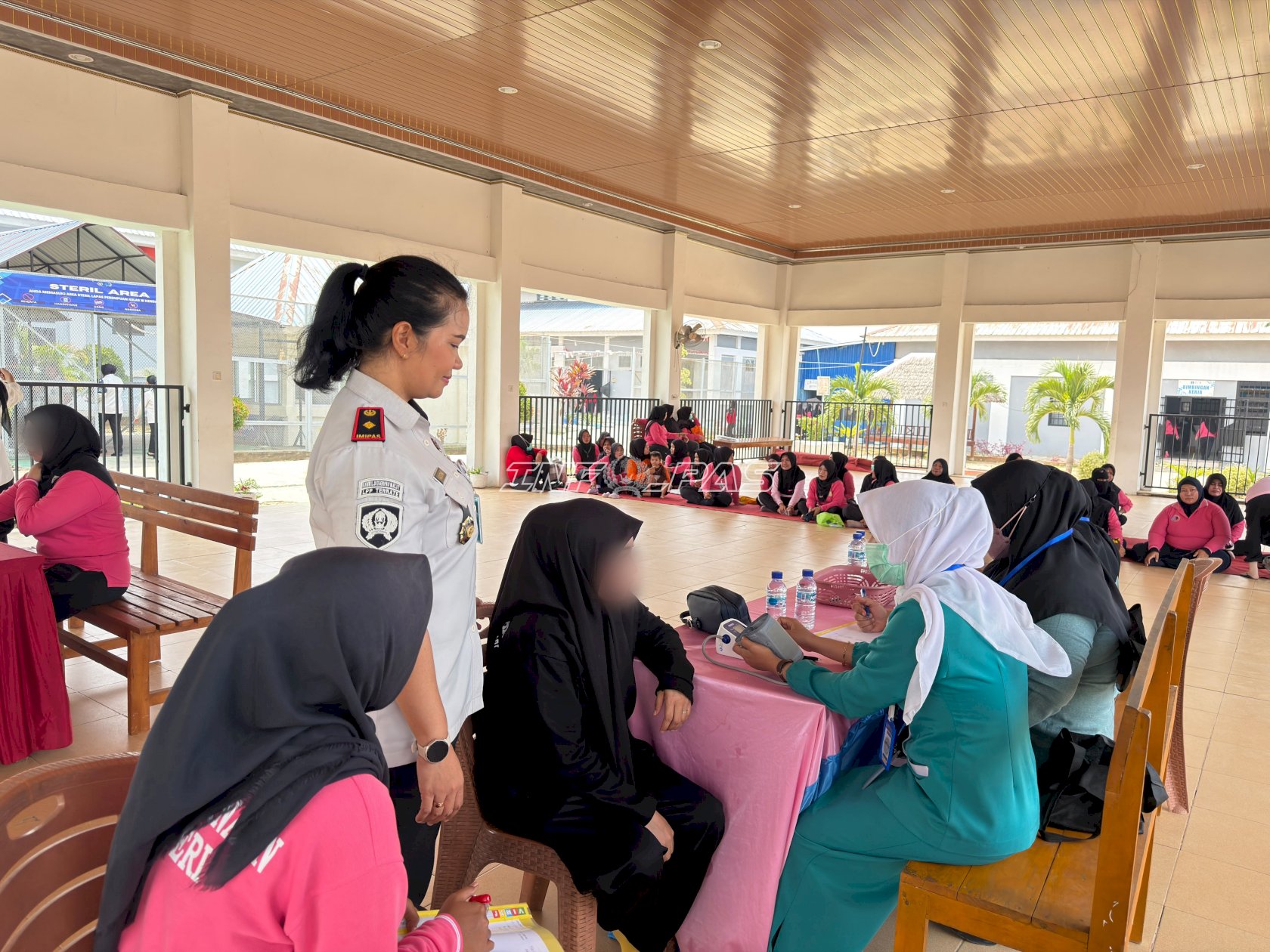 Lapas Perempuan Kendari Gandeng Puskesmas Lepo-Lepo, Periksa Kesehatan Warga Binaan