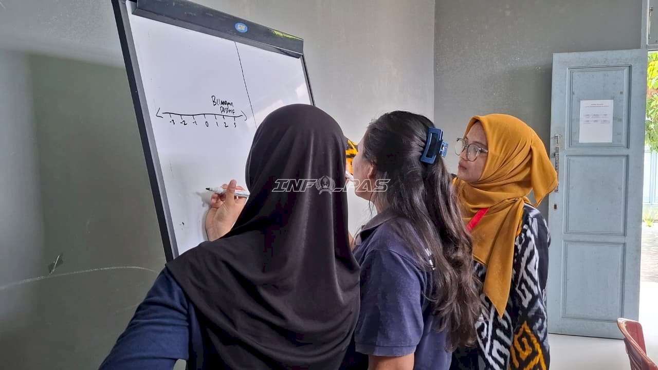 Lapas Perempuan Palu Gandeng SKB Kabupaten Sigi, Warga Binaan Ikuti Pembelajaran Matematika dan IPA