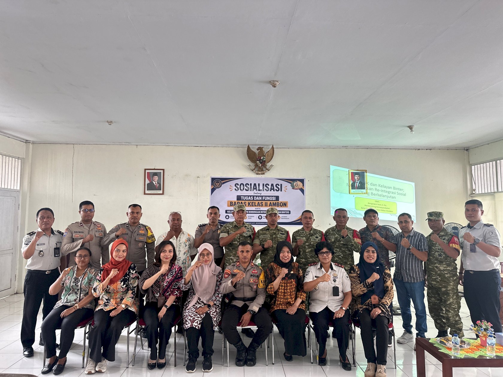 Sinergi Bapas Ambon dan Forkopimcam Sirimau Perkuat Kelayan Binter