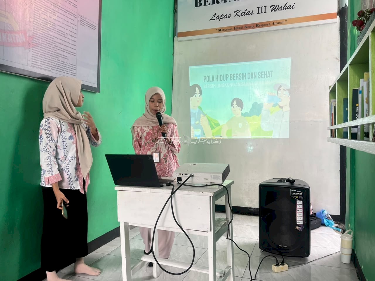 Lapas Wahai Libatkan Peserta Magang dalam Sosialisasi Hidup Bersih dan Sehat