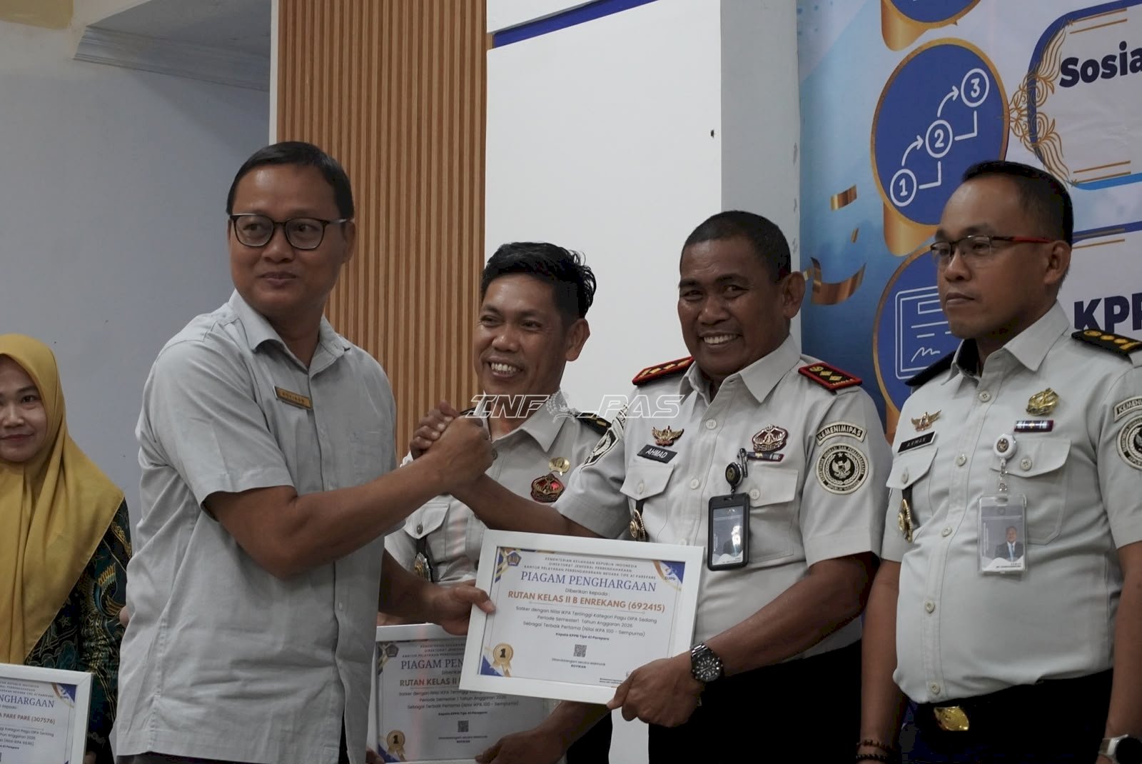Rutan Enrekang Raih Terbaik Pertama IKPA 100, Bukti Kinerja Anggaran Akuntabel