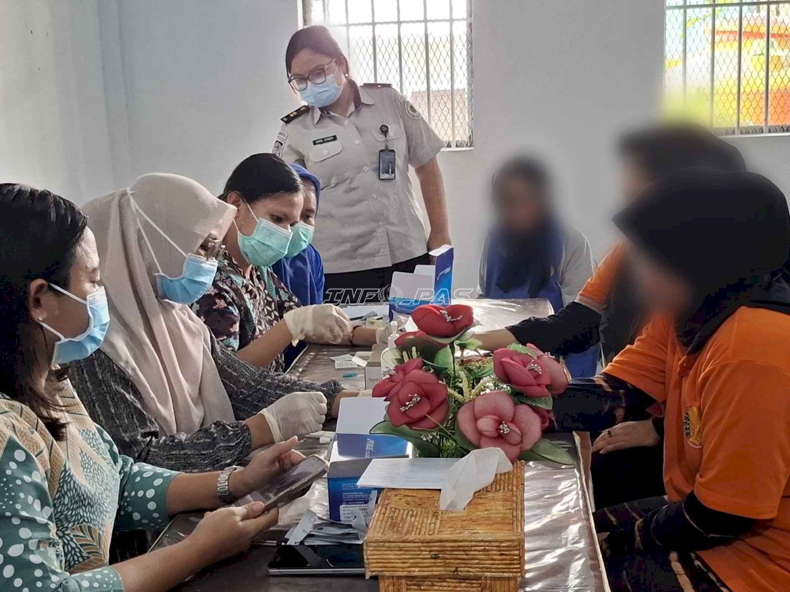 Lapas Perempuan Ambon dan Puskesmas Passo Periksa HIV dan IMS 85 Warga Binaan