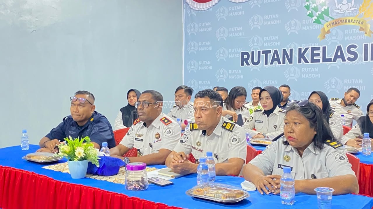 Ikuti Monev Kanwil Ditjenpas Maluku, Rutan Masohi Evaluasi Capaian Kinerja Tiga Triwulan 2026