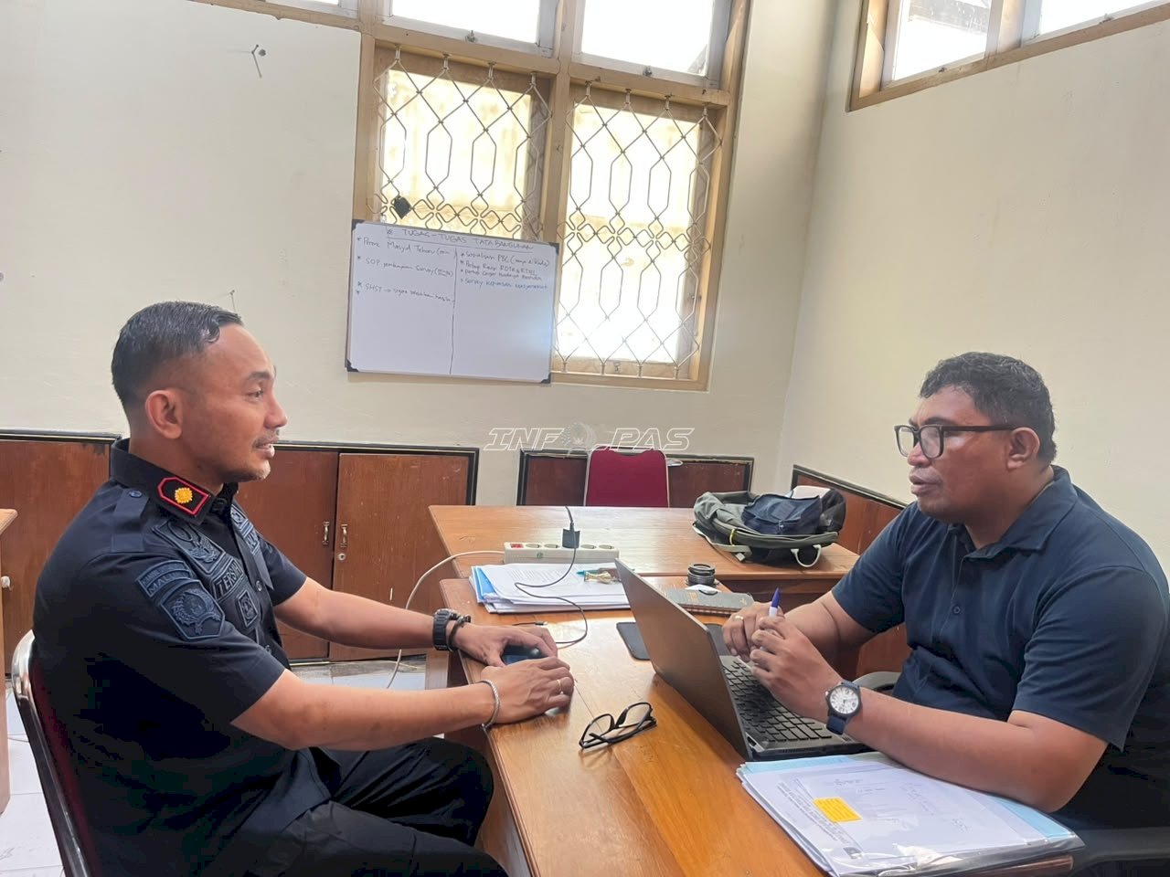 Perkuat Legalitas Bangunan, Lapas Wahai Koordinasi dengan Dinas PUPR Maluku Tengah