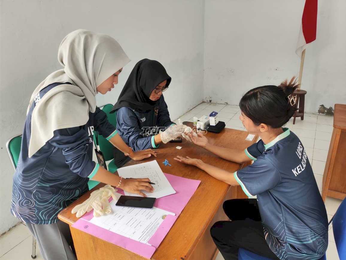 Lapas Geser Gandeng Peserta MagangHub, Gelar Pemeriksaan Kesehatan Gratis dan Tes Urine 