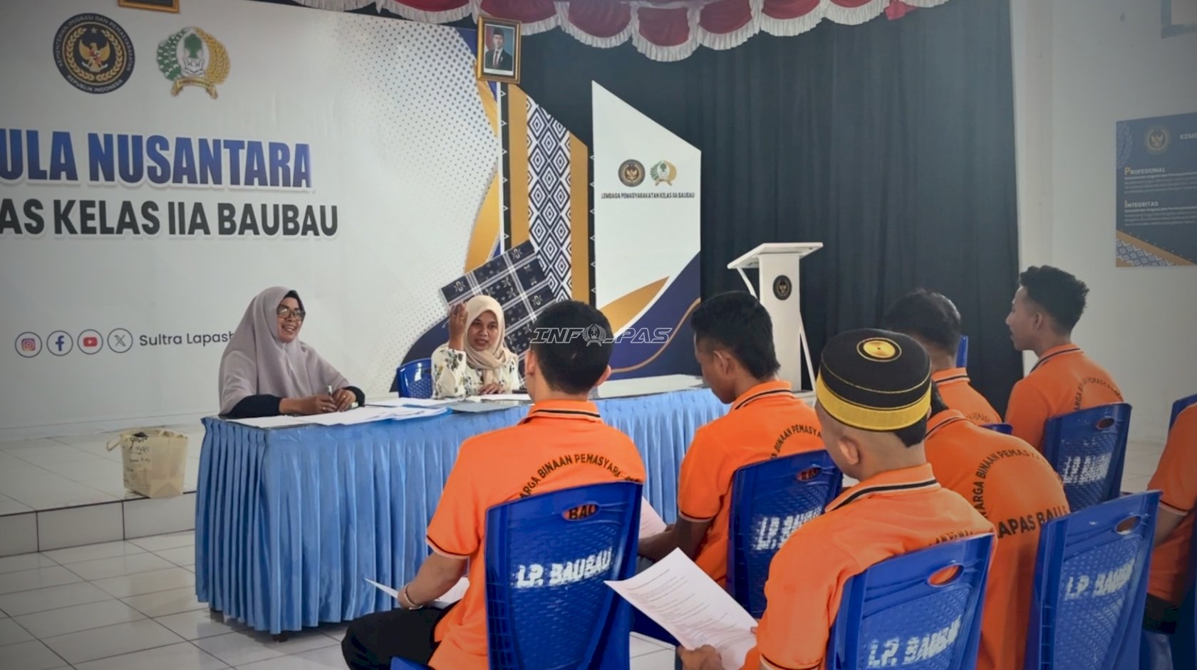 Lapas Baubau Gandeng YPSI Fasilitasi Pendidikan Kesetaraan Warga Binaan