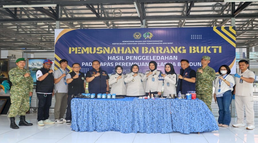 Lapas Perempuan Bandung Gelar Razia Kamar Hunian dan Tes Urine, Perkuat Komitmen Bersih dari Narkoba