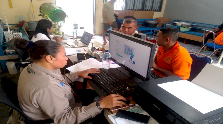 Rutan Ambon dan BPVP Ambon Persiapkan Warga Binaan Ikuti Pelatihan Keterampilan