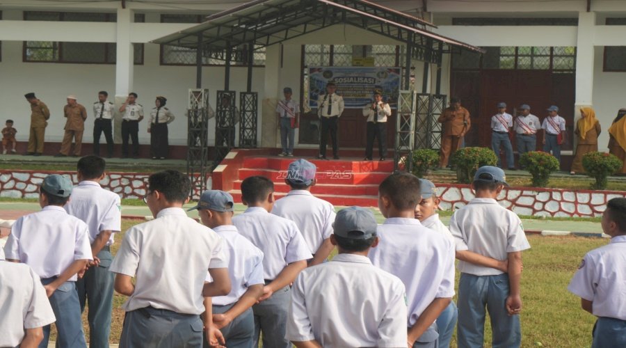 Bapas Kendari Sosialisasikan UU SPPA dan Kenakalan Remaja di SMK Negeri 2 Kendari