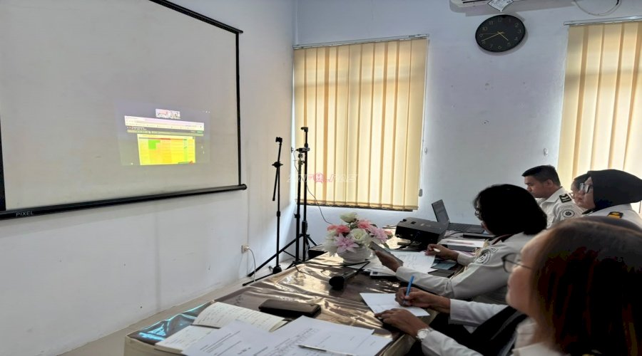 Evaluasi Program Kerja, Lapas Perempuan Ambon Jalani Monev bersama Kanwil Ditjenpas Maluku