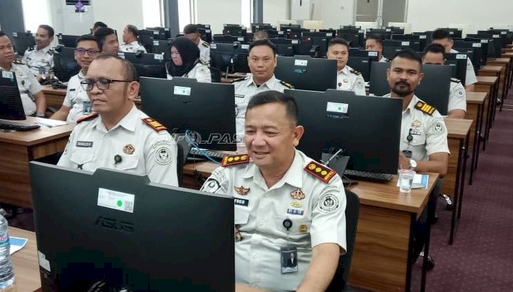 Uji Kompetensi ProASN, Tiga Pejabat Lapas Narkotika Karang Intan Petakan Potensi Diri