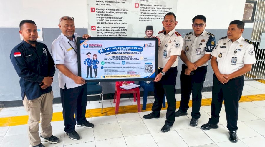Lapas Kendari Perkuat Kualitas Pelayanan Publik lewat Monitoring Ombudsman RI Perwakilan Sultra 