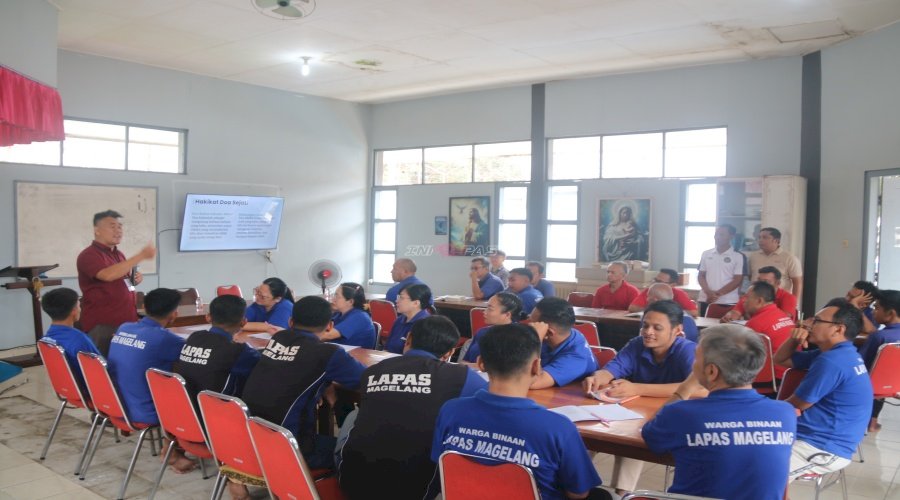 Gandeng STTN Salatiga, Lapas Magelang Berikan Pendidikan Teologi bagi Warga Binaan Nasrani