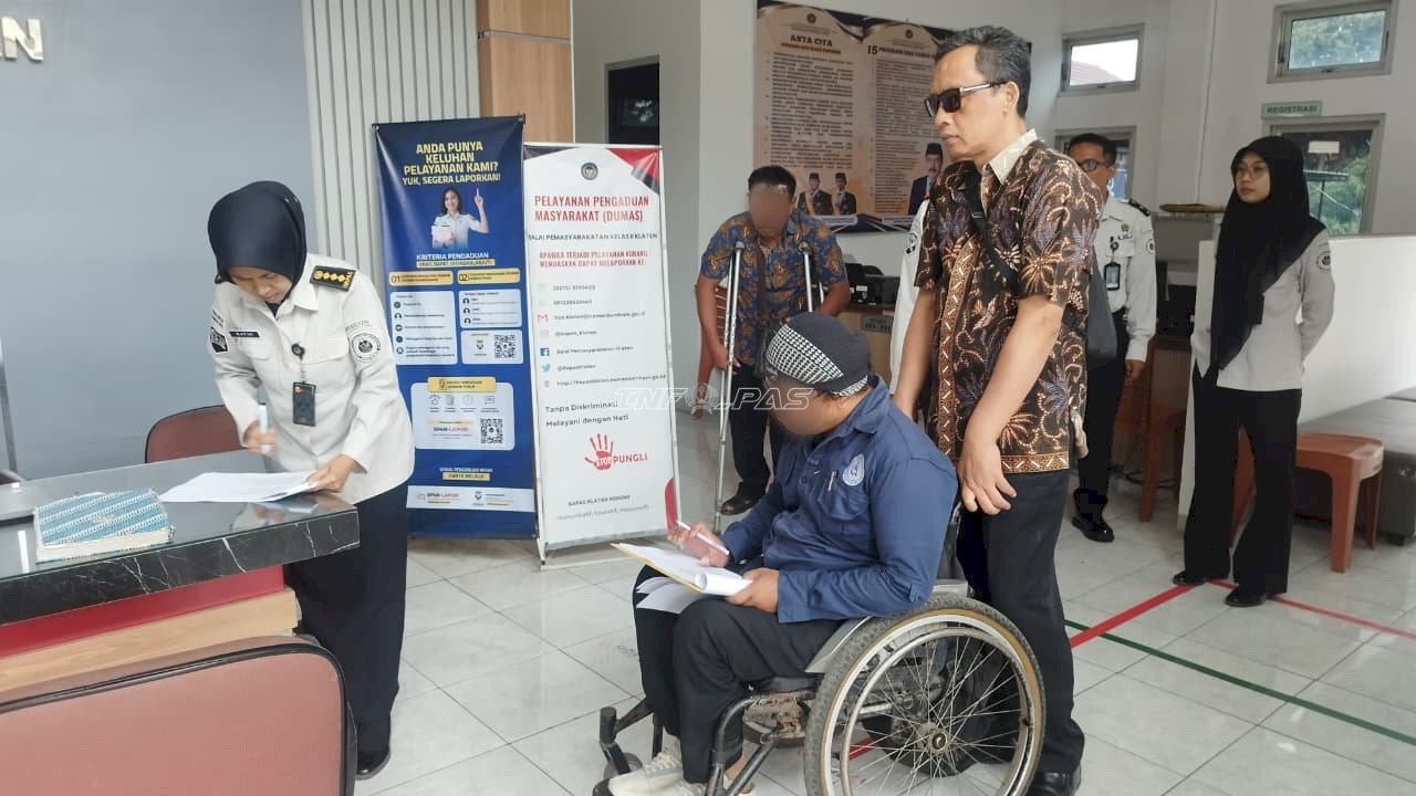 Pelayanan Ramah Disabilitas, Langkah Nyata Bapas Klaten Wujudkan Kesetaraan