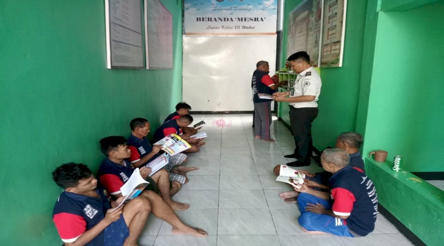Sambut Pekan Literasi Global, Warga Binaan Lapas Wahai Tingkatkan Minat Baca