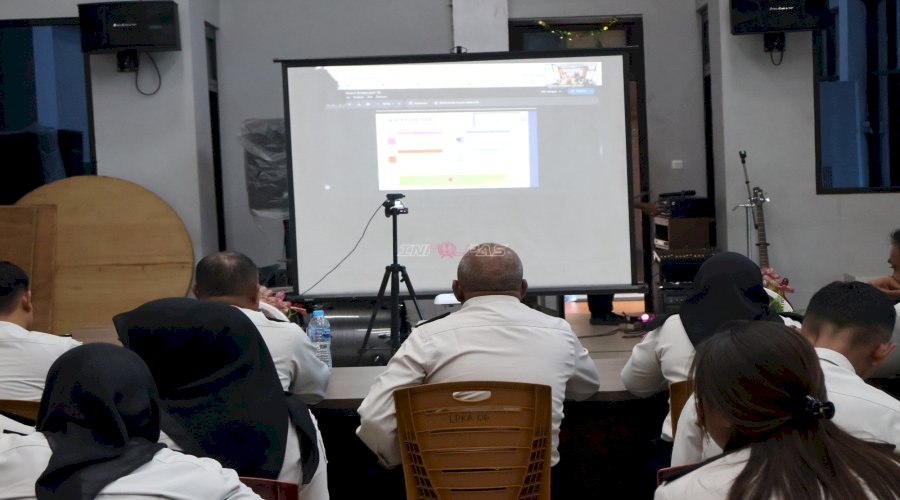 LPKA Ambon Jalani Evaluasi Capaian Kinerja bersama Kanwil Ditjenpas Maluku