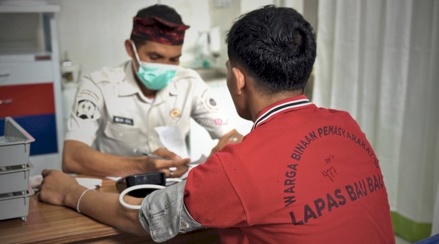 Lapas Baubau Terus Berikan Layanan Kesehatan Warga Binaan lewat Klinik Pratama 