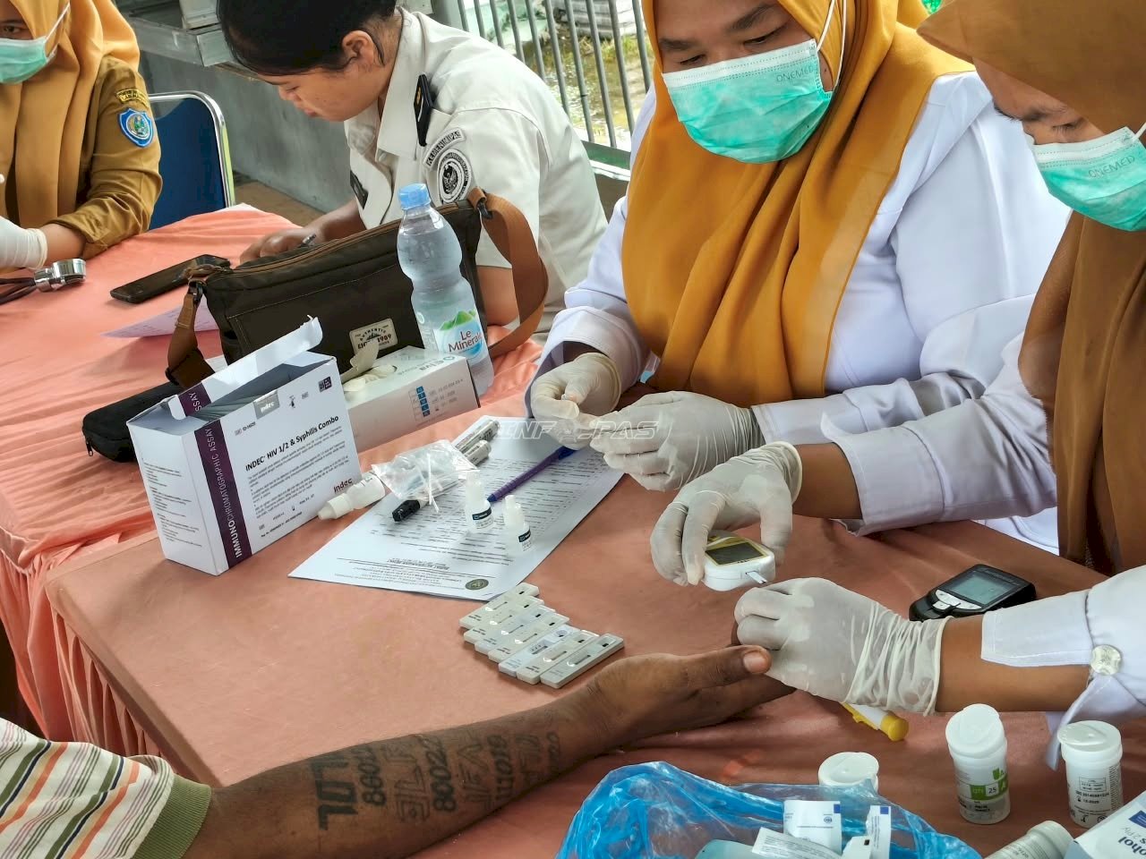 Terima 25 Warga Binaan, Lapas Labuhan Bilik Gelar Cek Kesehatan dan Skrining HIV