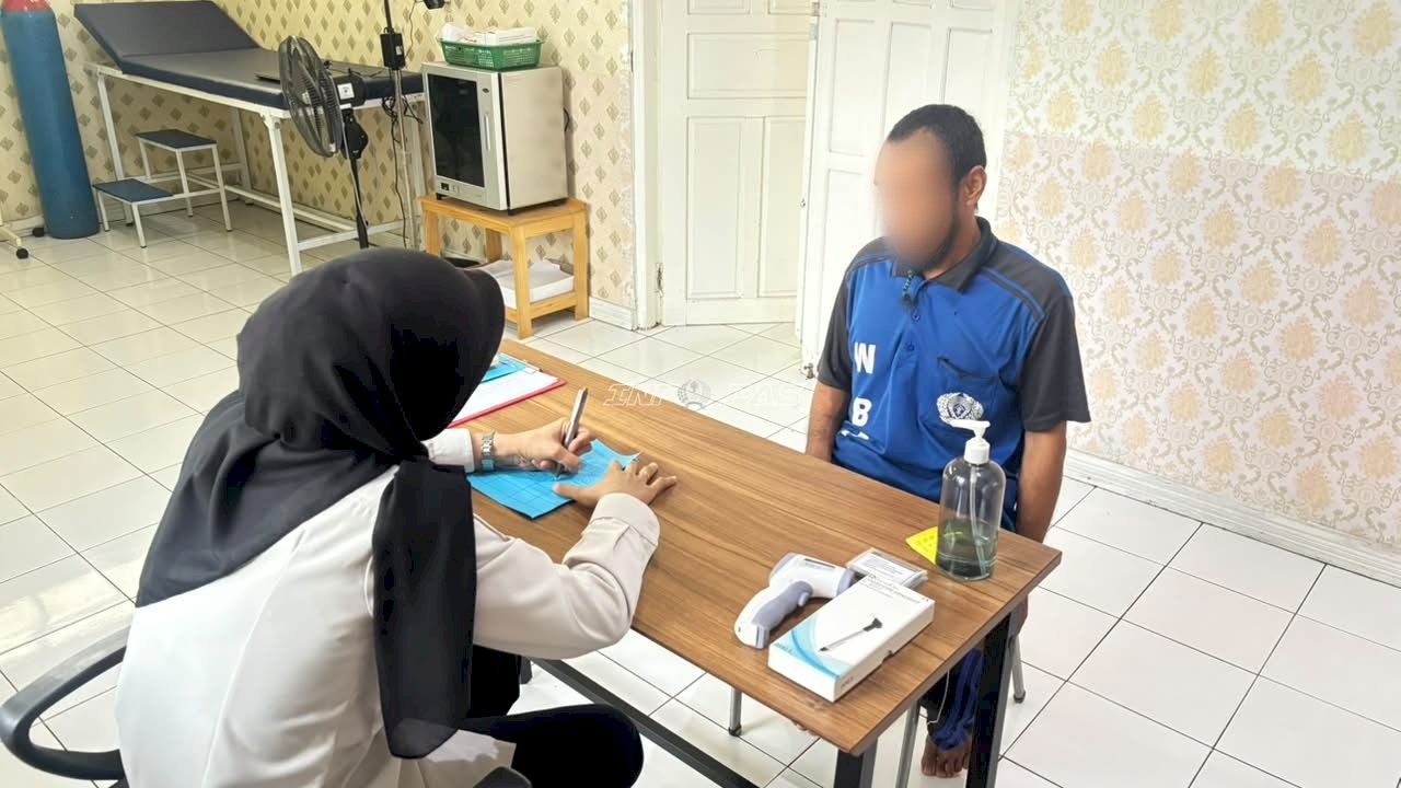 Cegah Dampak Kabut Asap, Lapas Tanjung Pantau Kesehatan Warga Binaan