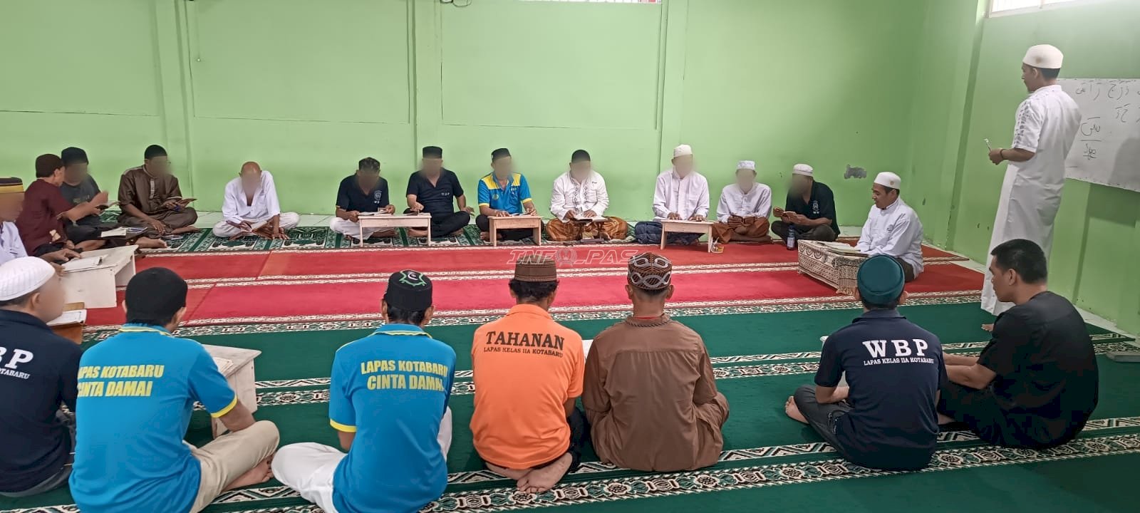 Lapas Kotabaru Tingkatkan Pembinaan Kerohanian melalui Belajar Baca Tulis Al-Qur’an