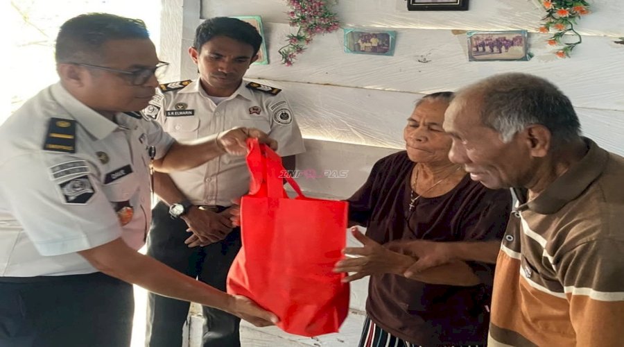 Wujud Kepedulian Sosial, Lapas Saumlaki Gelar Bakti Sosial bagi Masyarakat