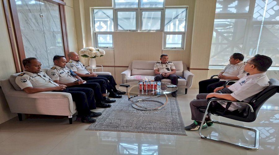 Kanwil Ditjenpas Sultra Jajaki Kerja Sama Pelatihan Keterampilan dengan BPKK Kendari