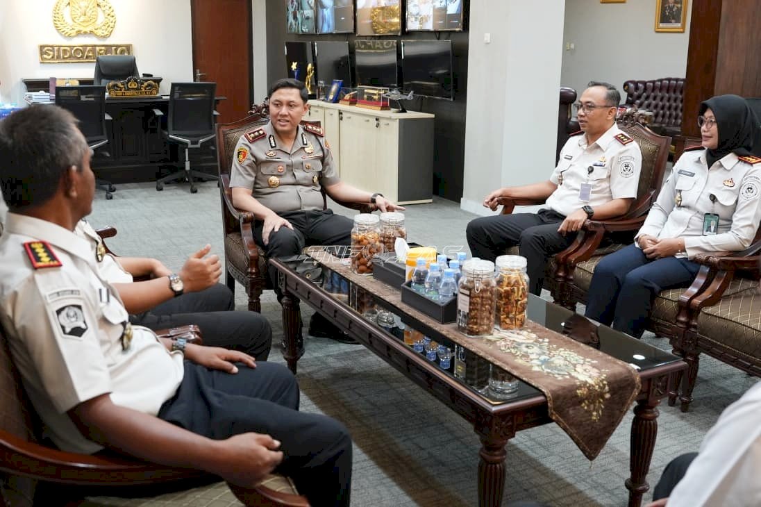 Perkuat Koordinasi Lintas Instansi, Rutan Perempuan Surabaya Sambangi Polresta Sidoarjo