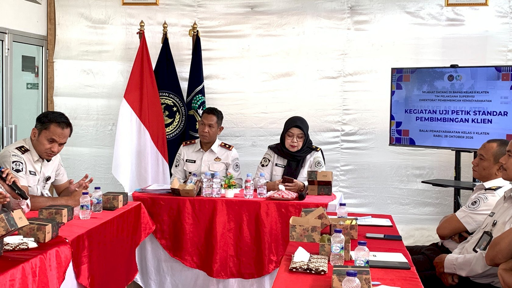 Bapas Klaten Terima Uji Petik Standar Pembimbingan Klien