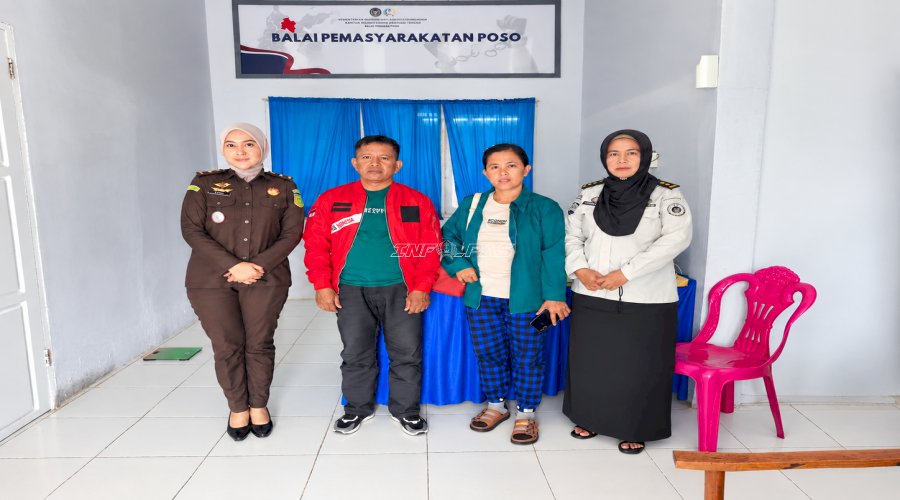 Bapas Luwuk Terima Penyerahan Klien dari Kejari Poso, Siap Kawal Pelaksanaan Pidana Pengawasan