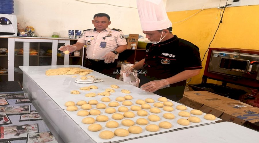 Dukung Pengembangan UMKM, Lapas Kendari Berdayakan Warga Binaan melalui Produksi Roti