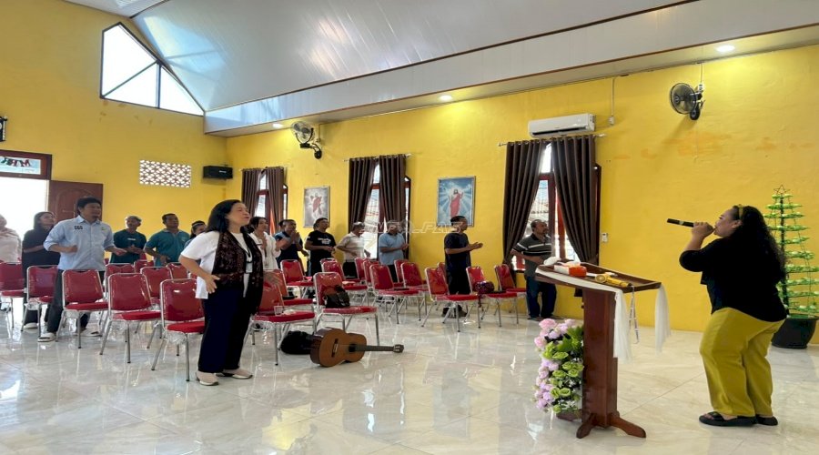 Warga Binaan Kristen Lapas Luwuk Diajak Tingkatkan Kualitas Mental Spiritual