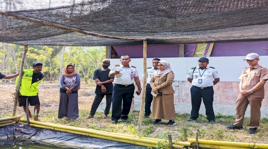 Bapas Luwuk Gandeng Dinas Perikanan Banggai, Siapkan Budidaya Lele di Hanafi Garden