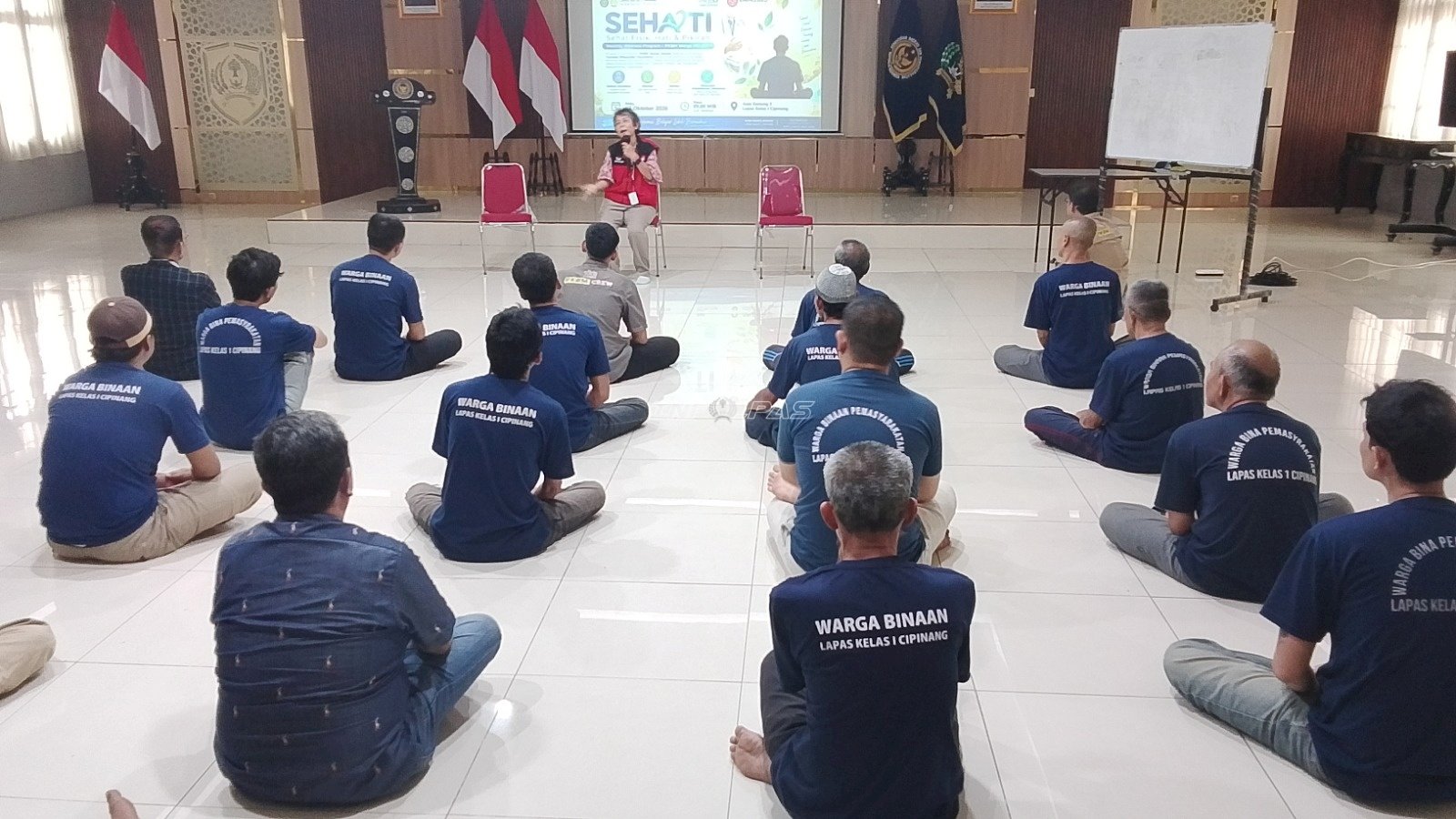 Kolaborasi Berkelanjutan, Lapas Cipinang Padukan Edukasi Kesehatan dan Meditasi melalui Sehati
