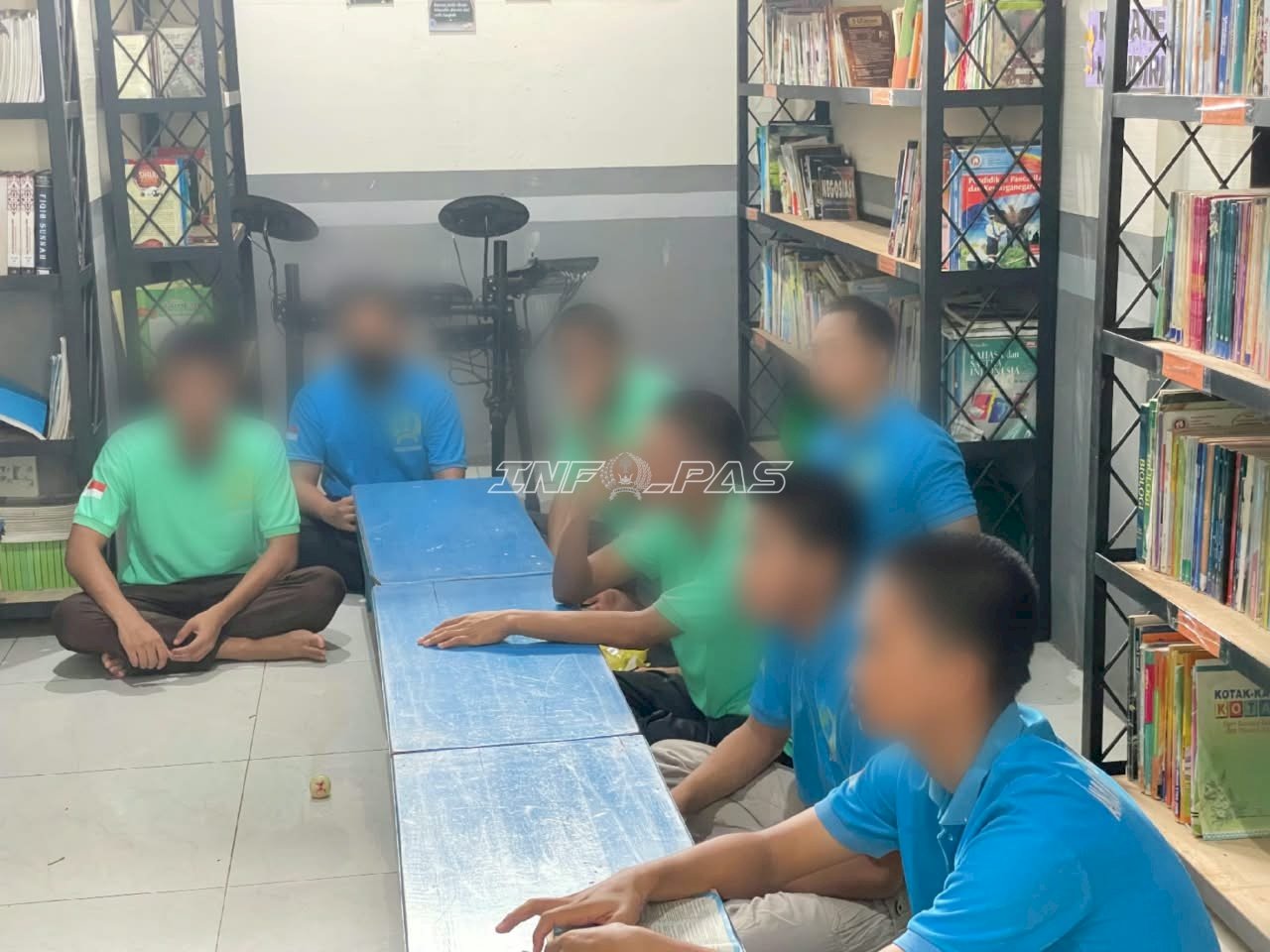 LPKA Palangka Raya Fasilitasi Pembelajaran Paket A bagi Anak Binaan di Ruang Baca