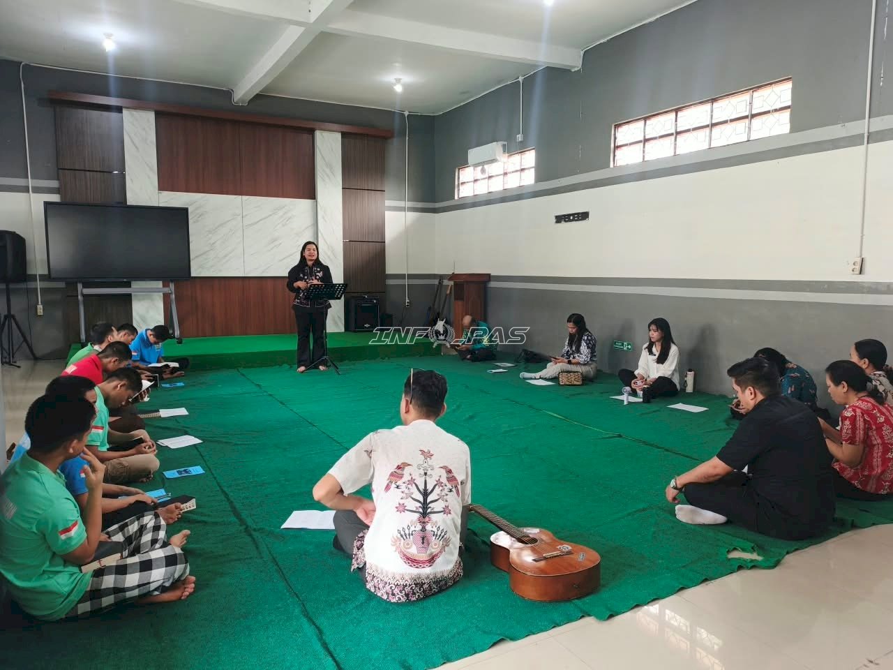 LPKA Palangka Raya Fasilitasi Ibadah Nasrani bersama Penyuluh Agama Kemenag
