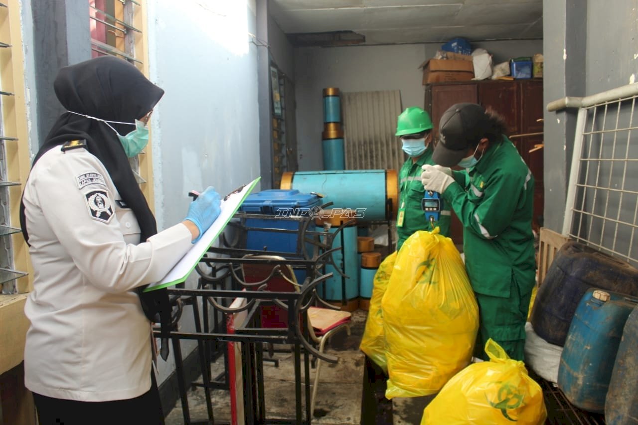 Lapas Jember Kelola 26,84 Kilogram Limbah Medis untuk Jaga Kesehatan Lingkungan